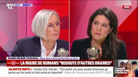 "De ne pas avoir communiqué sur les prénoms" des agresseurs "est indécent": Marie-Hélène Thoraval, maire de Romans-sur-Isère, revient sur l'enquête sur la mort de Thomas à Crépol