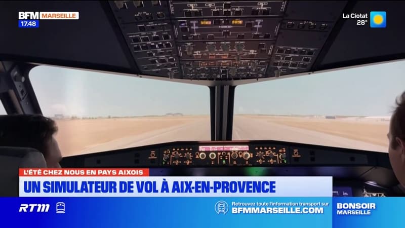 Aix-en-Provence: on a testé un simulateur de vol d'avion de ligne