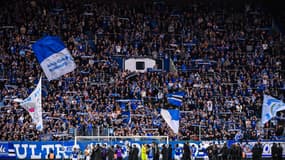 Supporters de Strasbourg en avril 2025