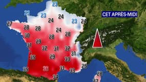 La météo du mercredi 9 août 2023. 