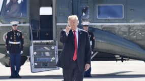 Donald Trump devant le Air Force One, le 27 septembre dernier.