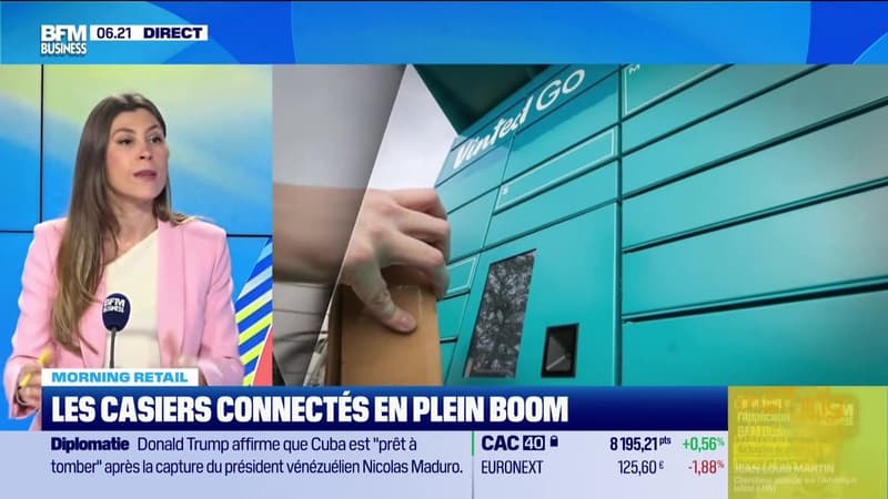 Morning Retail : Les casiers connectés en plein boom, par Eva Jacquot - 05/01