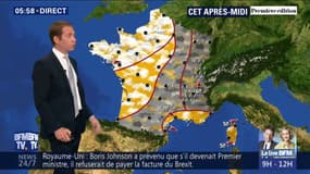 Pas mal d'averses ce lundi et des températures qui ont (encore) du mal à grimper
