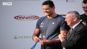 JO - Francis Luyce en larmes après la disqualification d'Aurélie Muller
