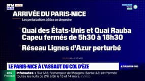 Arrivée du Paris-Nice: la circulation coupée dans plusieurs zones du centre-ville