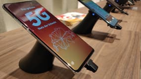 La 5G dans une boutique de Sunrise à Zurich.