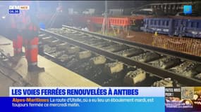 Alpes-Maritimes: les voies ferrées renouvelées à Antibes