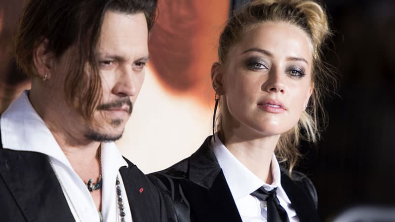 Amber Heard et Johnny Depp, le 21 novembre à Los Angeles 