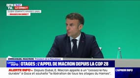 Emmanuel Macron: "Il n'y a pas de sécurité durable pour Israël si elle se fait au prix des vies palestiniennes"