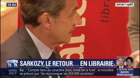 Nicolas Sarkozy fait son retour... en librairie