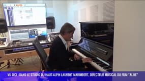 VU DICI : Dans le studio du haut-alpin Laurent Marimbert, directeur musical du film "Aline"