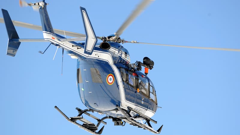 Le PGHM est intervenu à bord d'un hélicoptère. (Photo d'illustration)
