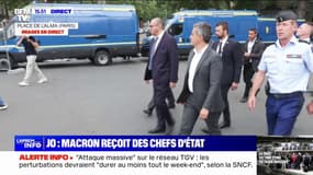 JO 2024: Gérald Darmanin à la rencontre des services de secours et de sécurité mobilisés avant la cérémonie d'ouverture 