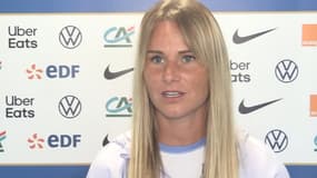 Amandine Henry a donné un entretien à RMC Sport en pleine préparation de la Coupe du monde, 22 juin 2023