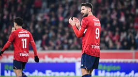 Olivier Giroud, attaquant de Lille, le 23 novembre 2025