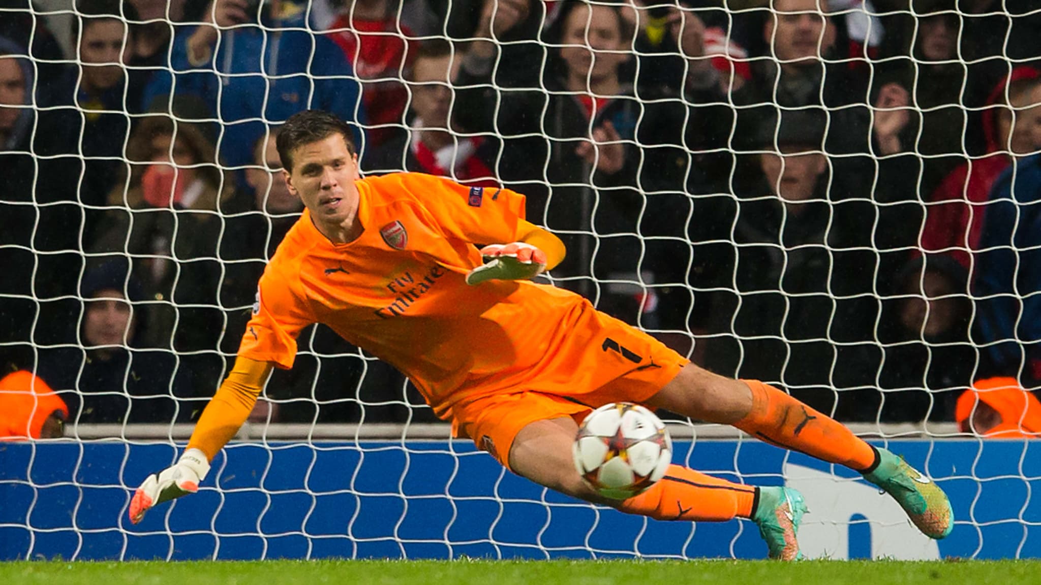Wojciech Szczesny sous le maillot d'Arsenal en 2014.