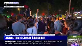 La marche pour le climat est arrivée à Bastille