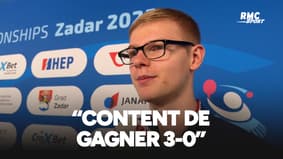 Félix Lebrun "content de gagner 3-0" face aux Hongrois