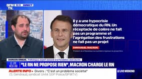 "Le RN ne propose rien", Macron charge le RN - 28/04
