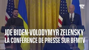 Joe Biden-Volodymyr Zelensky: retrouvez la conférence de presse commune en intégralité