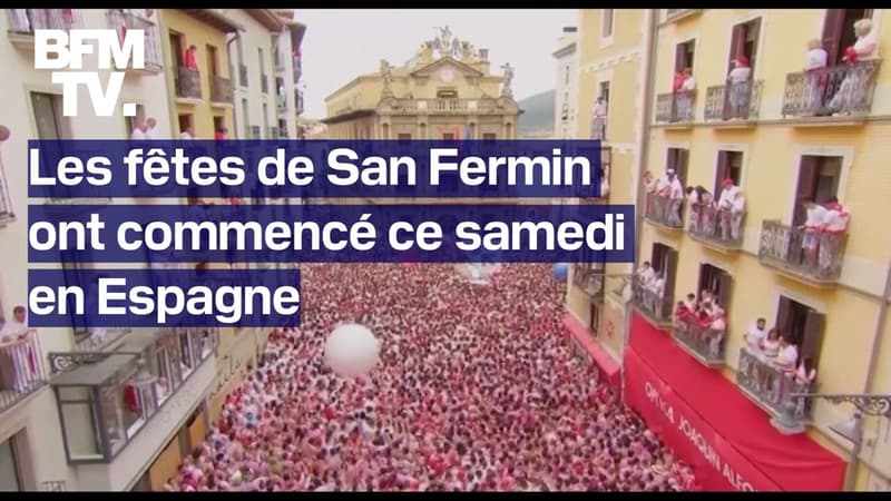 Les fêtes de San Fermin ont commencé ce samedi en Espagne
