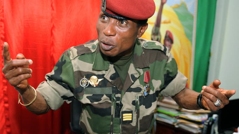 L'ancien dictateur guinéen Moussa Dadis Camara, à Conakry en 2009