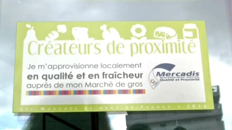 Le nouveau macaron "Créateurs de proximité", lancé ce jeudi pour les commerces de bouche. 