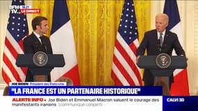 Joe Biden sur l'Ukraine: "Nous allons continuer de travailler ensemble pour rendre la Russie responsable de ses actions"