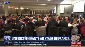 Une dictée géante au Stade de France