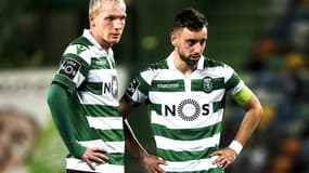Jérémy Mathieu et Bruno Fernandes