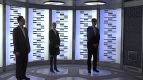 Pourra-t-on un jour se téléporter comme dans la série "Star Trek"? (Ici la salle de téléportation de la série, reconstituée à Londres en 2002).