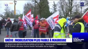 Grève du 16 février: la mobilisation un peu moins forte à Maubeuge