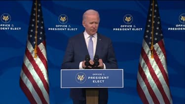 Joe Biden le 6 janvier 2021