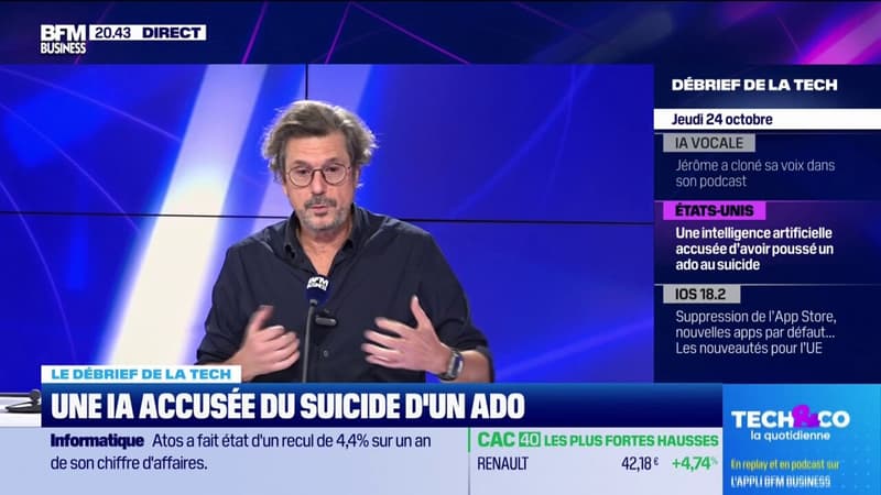 Une IA accusée du suicide d'un ado