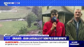 "Les dégâts sont assez considérables": Amaury Lassalle, fils de Jean Lassalle et habitant de Lourdios-Ichère (Pyrénées-Atlantiques) témoigne des inondations provoquées par les orages 