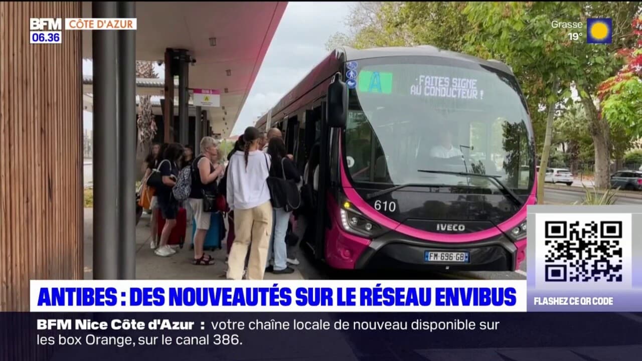 Antibes: Le Réseau Envibus S'agrandit Avec Une Nouvelle Ligne De Transport