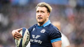 Stuart Hogg lors de France-Ecosse, le 26 février 2023.