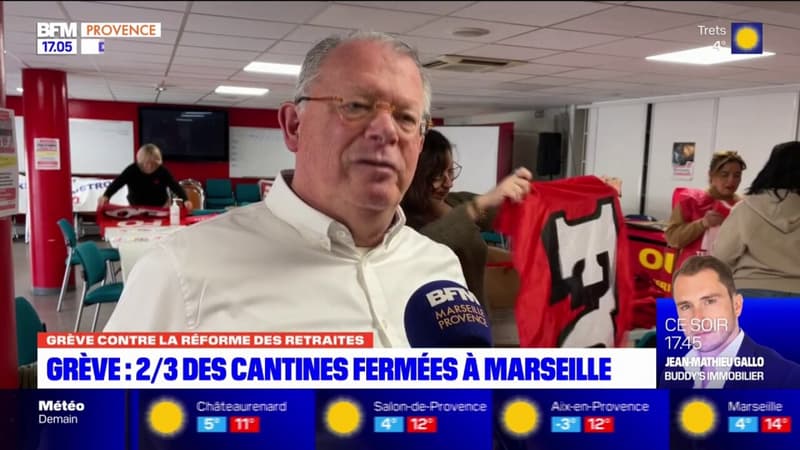 Grève du 31 janvier: deux tiers des cantines fermées à Marseille