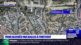 Marseille: trois hommes blessés à l'arme de guerre dans le 14e arrondissement