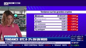 BFM Crypto: Tendance, BTC à - 3% en un mois - 01/08