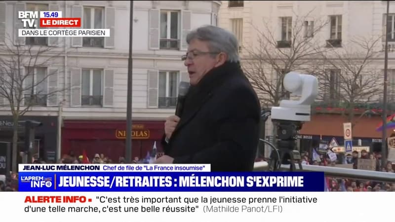Jean-Luc Mélenchon accuse Emmanuel Macron de 