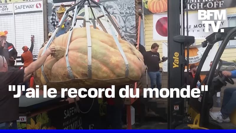 Rudy, une citrouille de plus d'une tonne, gagne un mythique concours californien