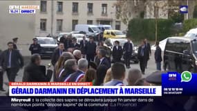 Marseille: Gérald Darmanin est arrivé au siège de la CRS81