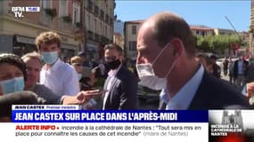 Incendie de la cathédrale de Nantes: Jean Castex "veut savoir ce qu'il s'est passé"