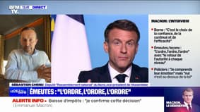 Sébastien Chenu (RN) : "Le président de la République n'a rien tiré en matière d'autorité"