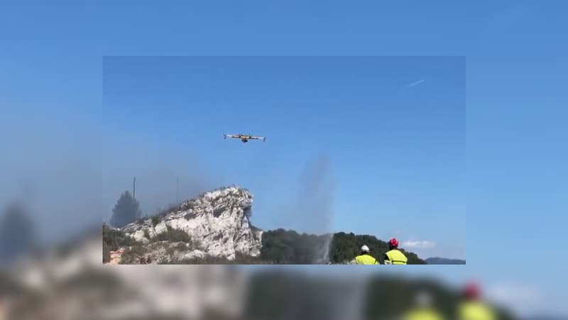 10 hectares parcourus par un incendie aux Pennes Mirabeau, le 3 mai 2023.