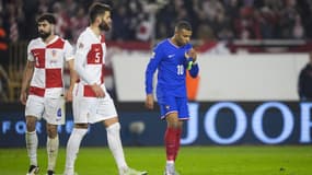 Kylian Mbappé lors de Croatie-France (2-0, Ligue des Nations), le 20 mars 2025