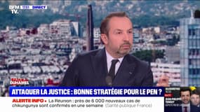 Attaques de la justice de la part du RN: "Nous nous battons avec les armes que nous avons", affirme Sébastien Chenu (RN)