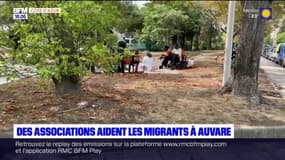 Nice: des associations aident les migrants aux abords de la caserne Auvare