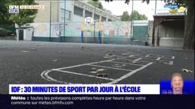 Île-de-France: 30 minutes de sport par jour à l'école